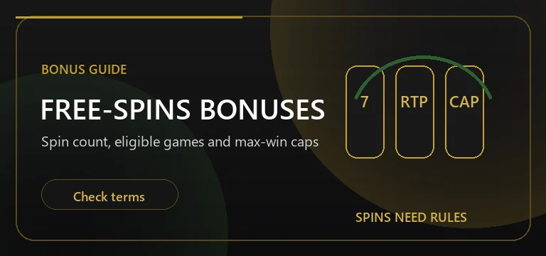 Free-spins bonus rules guide banner