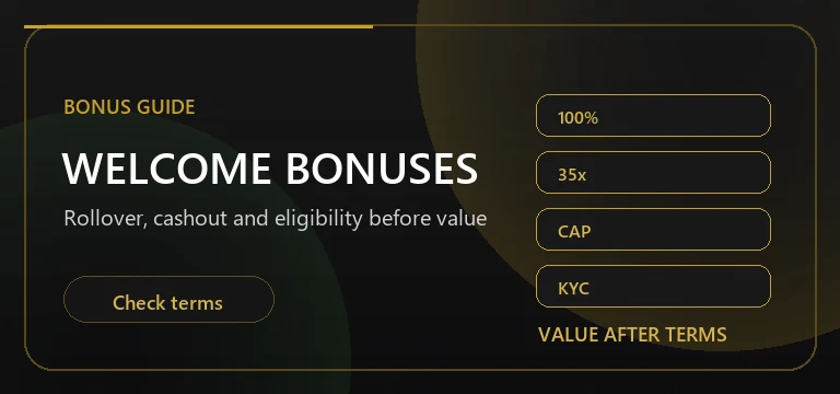 Welcome bonus terms guide banner
