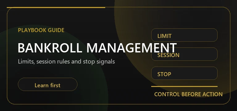 Bankroll management guide banner