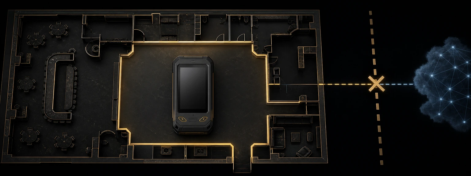 On-premise mobile gaming system bounded within a licensed establishment