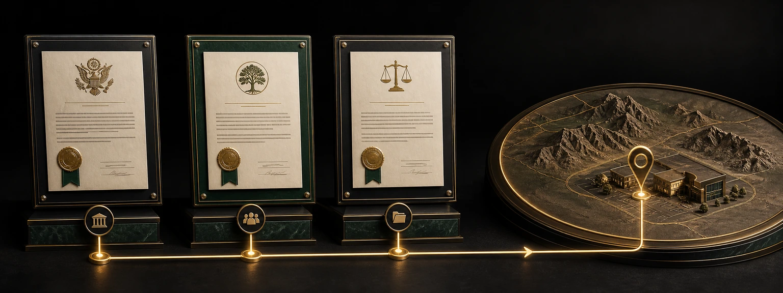 Separate federal, tribal and compact records linked to a facility