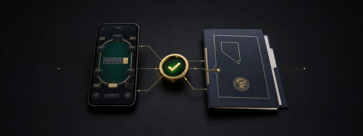 Nevada poker app identity matched to legal operator and license records