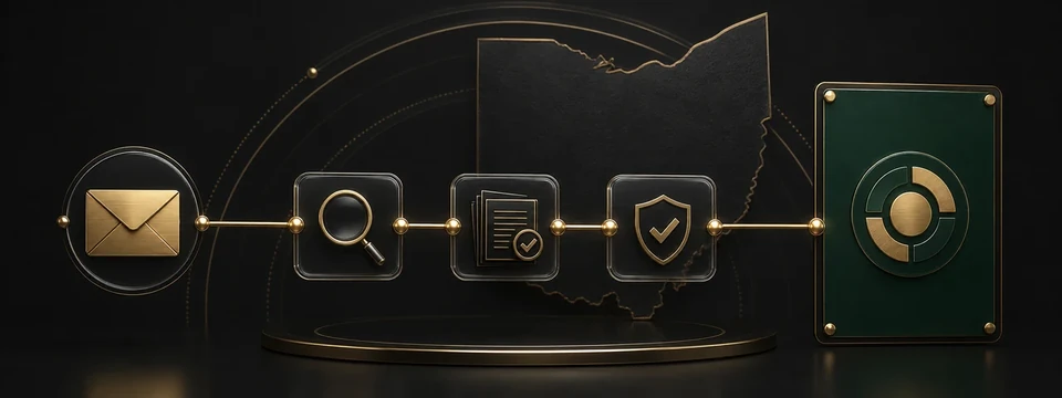 Sweepstakes payment demand, identity and fraud evidence route