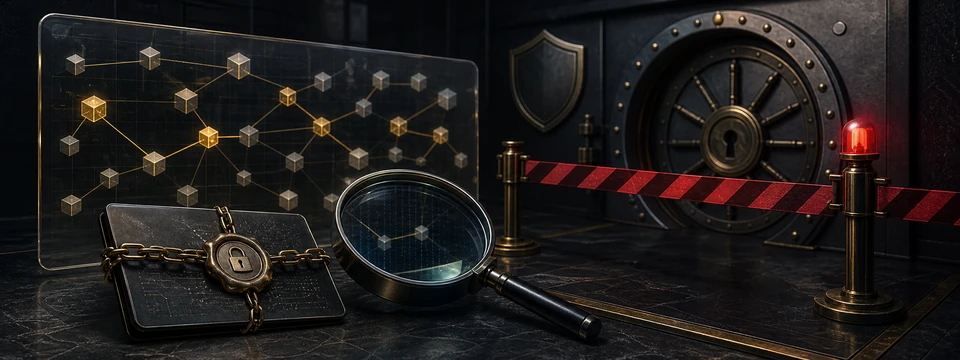 Preserved blockchain evidence separated from an inaccessible recovery promise