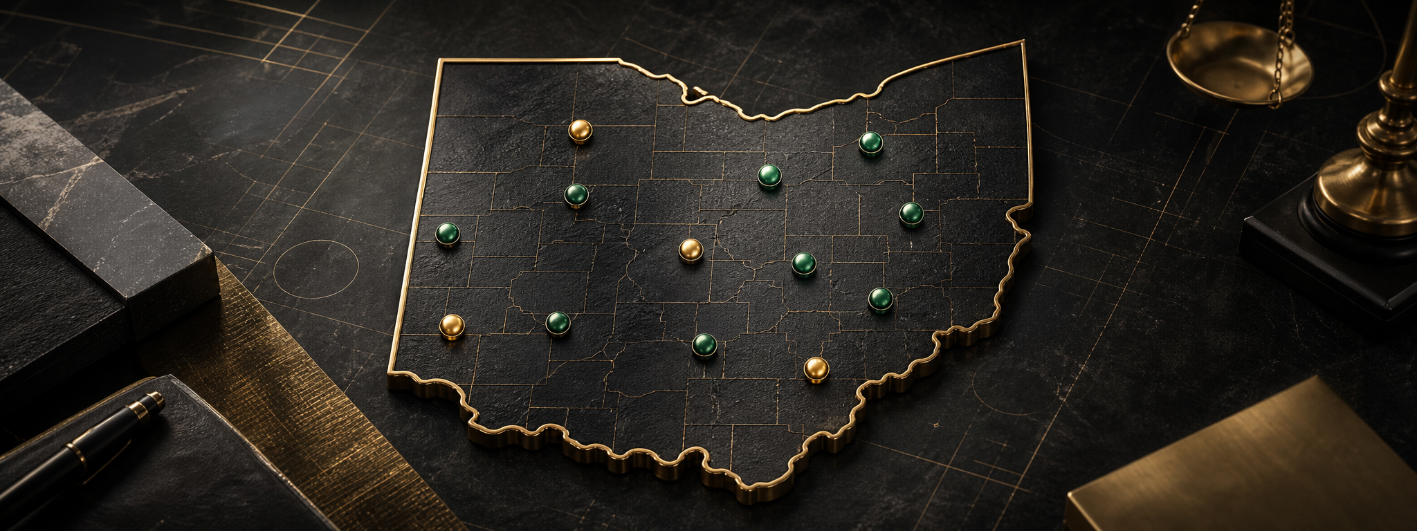 Abstract Ohio border geolocation and verified account record