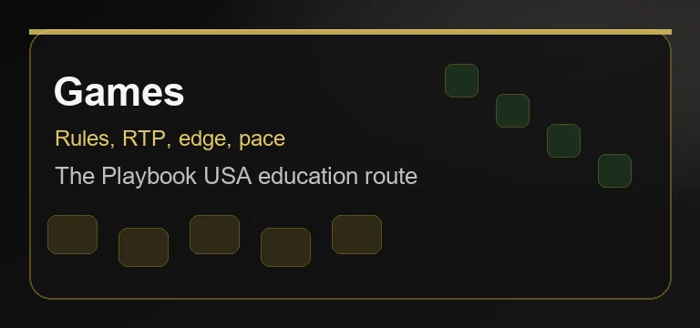 Casino games education route banner