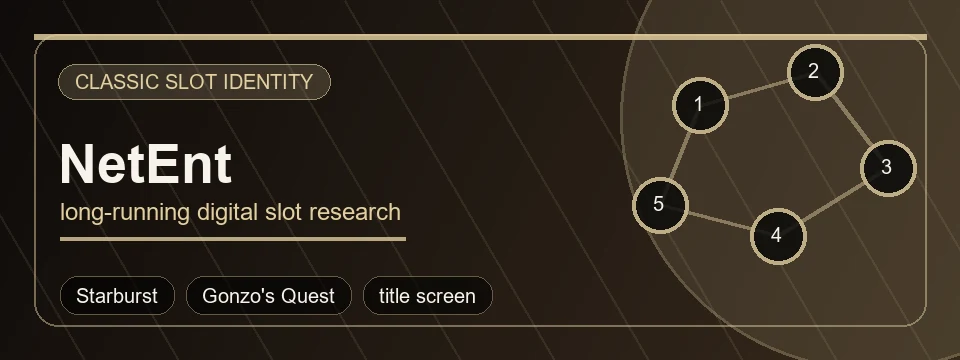 Abstract banner for NetEnt classic online slot research.