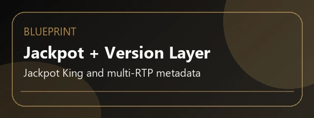 Abstract gold-and-charcoal banner for Blueprint branded Megaways and jackpot systems