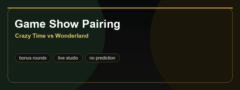 Abstract premium banner for game-show product pairing