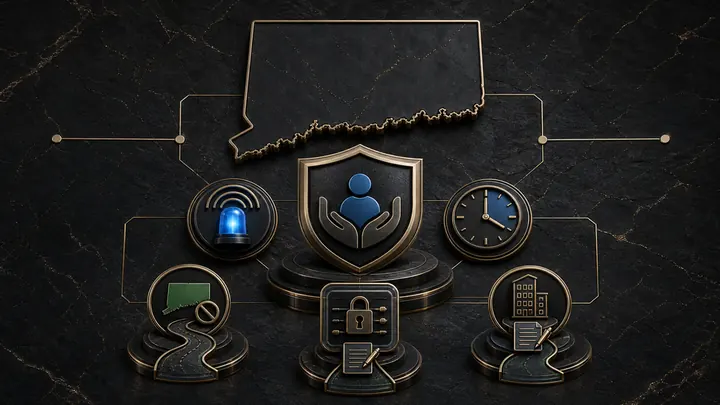 Premium centered Connecticut help, account-control and self-exclusion route map
