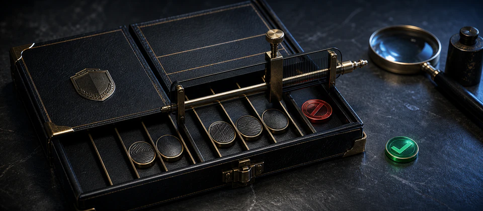 Premium regulatory ledger separating allowed and prohibited wager classes