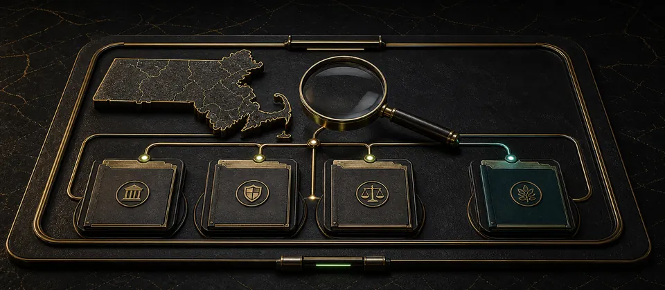Premium Massachusetts venue-authority verification map