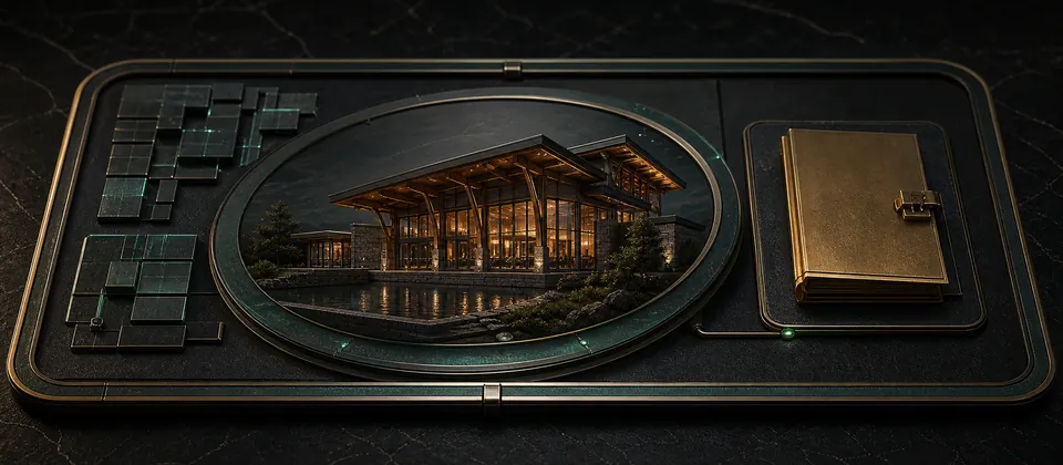 Premium tribal electronic-gaming venue and separate-authority display