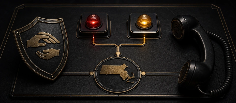 Premium protected crisis and emergency routing system for Massachusetts