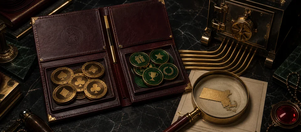 Premium evidence scene showing a paid bundle connected to a separate prize currency