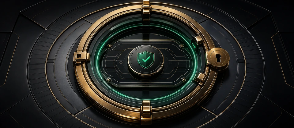Online poker account protected by a secure exclusion control