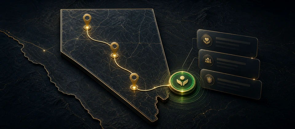 Nevada resource locator with verified care routes