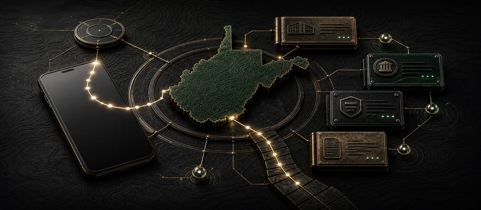 Premium West Virginia live consumer-route verification scene